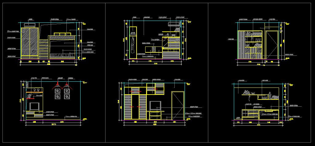★兒童房設計Autocad模板 兒童房配置 兒童房設計 客房 兒童房遊戲區