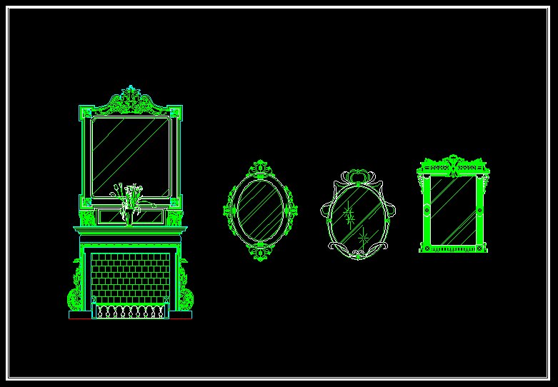 ★歐式古典設計Autocad模板 歐式古典造型設計 歐式古典窗花圖 歐式古典元素